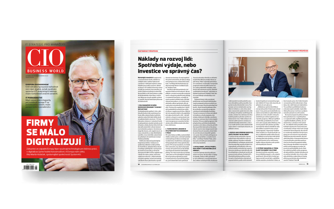 CIO Business World: Rozvoj leaderů – spotřební výdaj nebo investice?